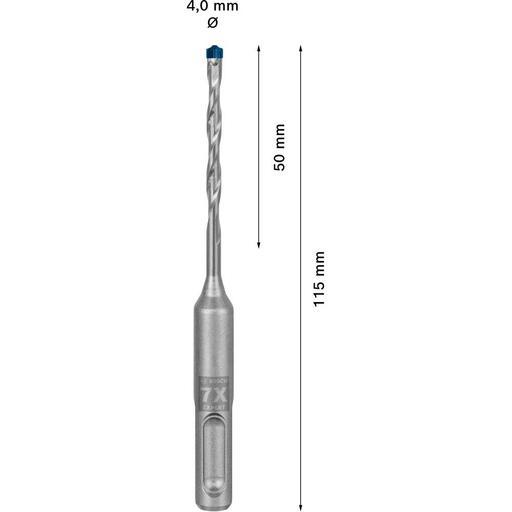 Bosch 2.608.900.057 EXPERT 4mm x 50mm x 115mm SDS Plus-7X Hammer Drill Bit – image 6
