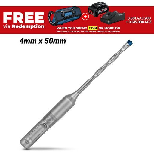 Bosch 2.608.900.057 EXPERT 4mm x 50mm x 115mm SDS Plus-7X Hammer Drill Bit