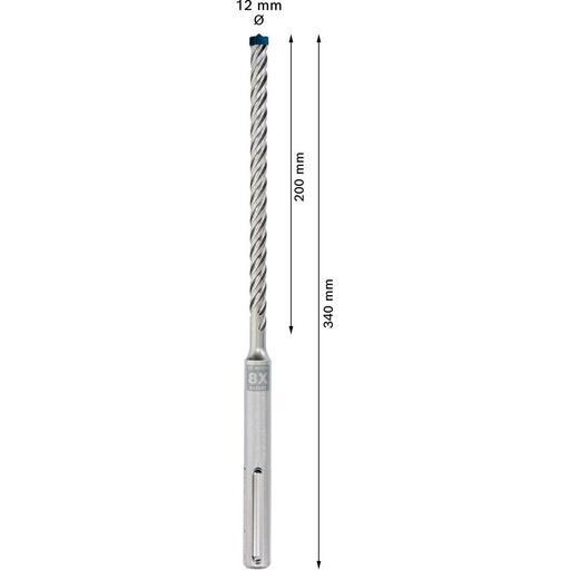 Bosch 2.608.900.201 EXPERT 12mm x 200mm x 340mm SDS MAX-8X Hammer Drill Bit – image 2