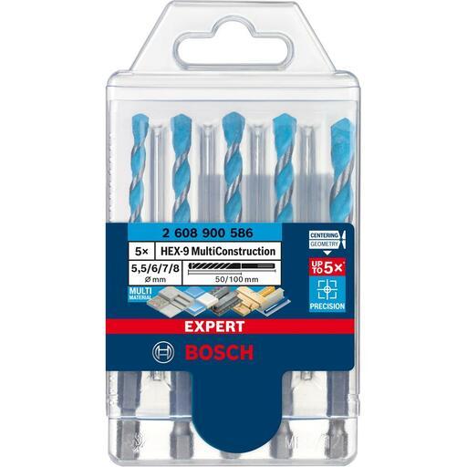 Bosch 2.608.900.586 EXPERT 5pce Hex-9 Multi-Construction Drill Bit Set – image 10