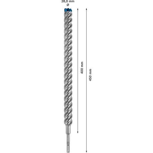 Bosch 2.608.900.154 EXPERT 28mm x 400mm x 450mm SDS PLUS-7X Hammer Drill Bit – image 2