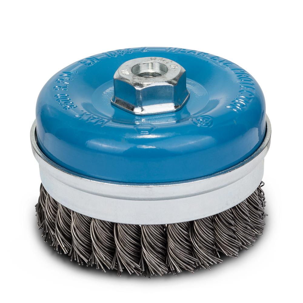 Bosch GWS TOPFB.100GZ (1.608.614.002) 100mm Knotted 0.8mm Steel Wire Cup Brush – image 2