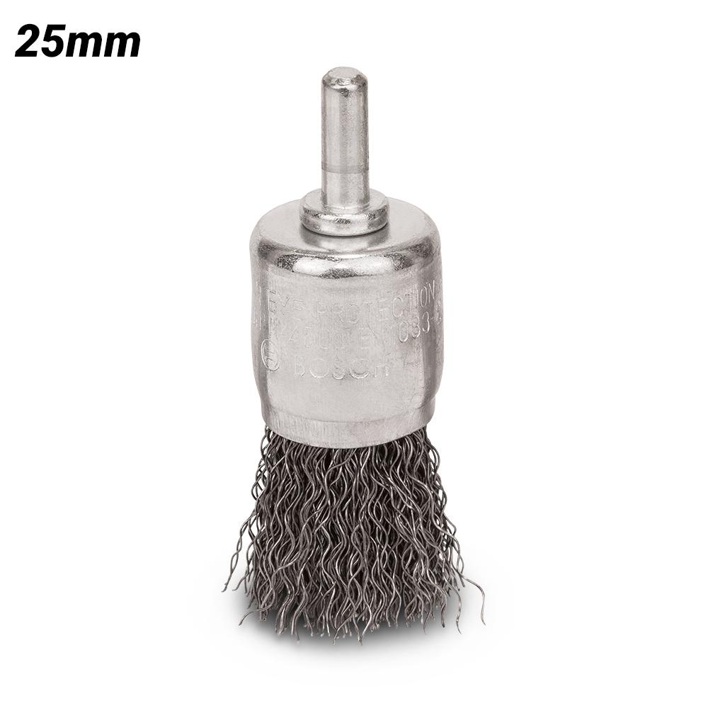 Bosch PSB PIN.B 25 (1.609.200.269) EXPERT 6mm Shank 25mm Crimped 0.3mm Steel Wire Pencil Brush – image 2