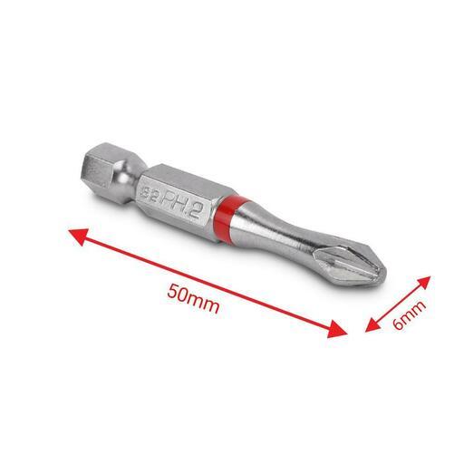Xtorque PH250 PH2 50mm Phillips Head Torsion Driver Bit - 2 Pack – image 3