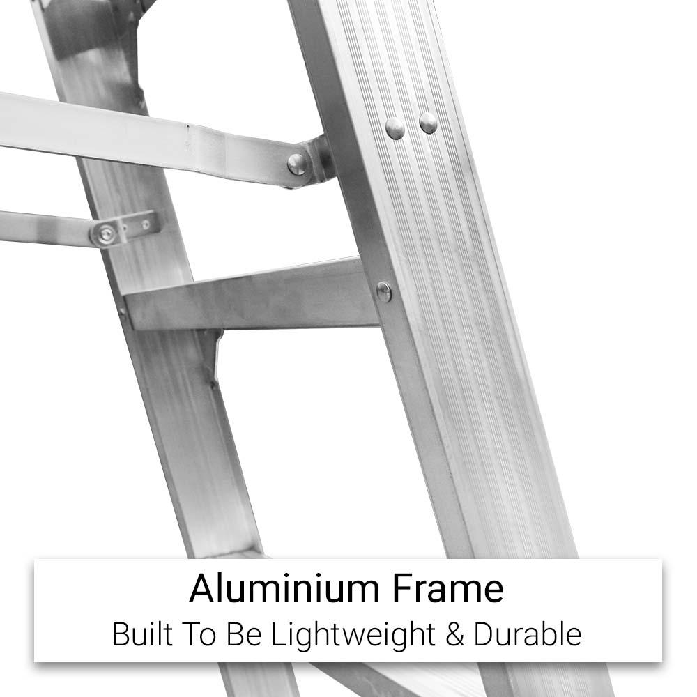 Climbrite CAL8S 8Step Aluminium Double Sided Step Ladder