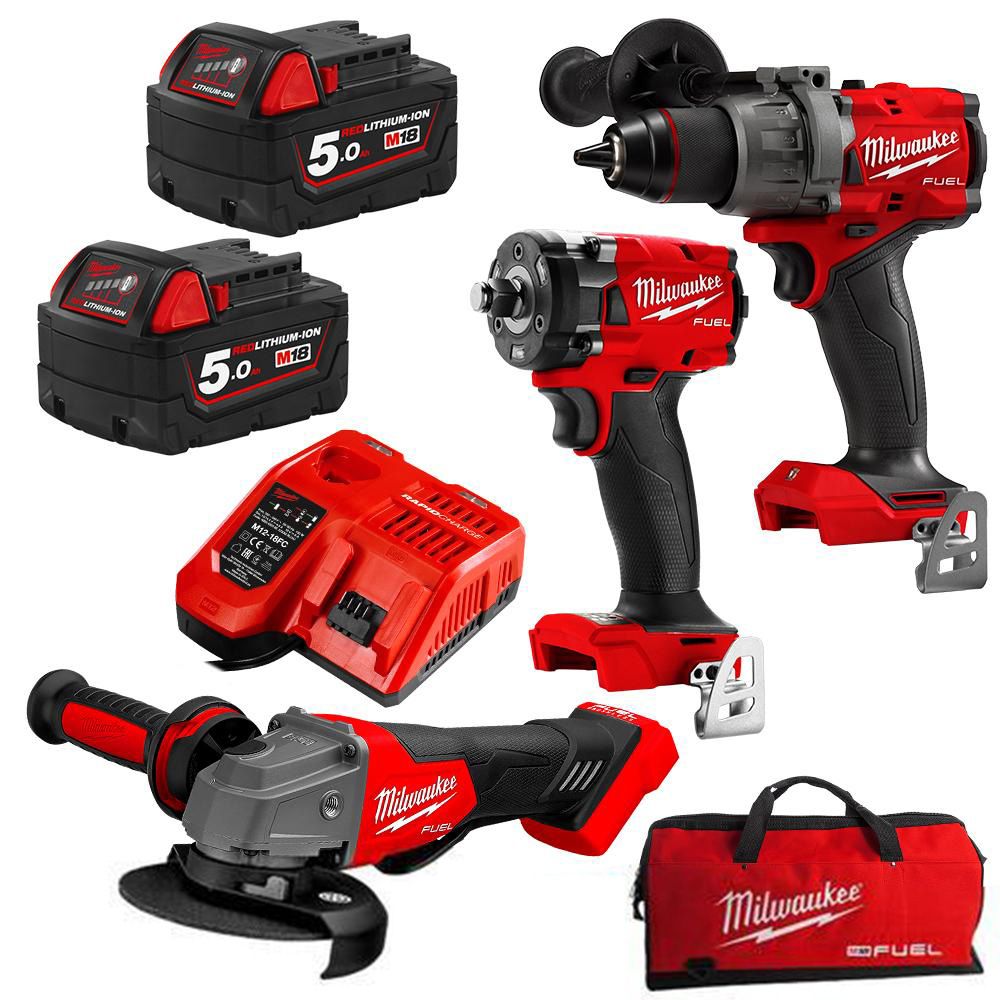 Milwaukee M18FPP3B3502B 18V Li-ion Cordless Fuel 3pce