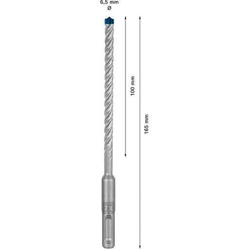 Bosch 2.608.900.078 EXPERT 6.5mm x 100mm SDS Plus-7X Hammer Drill Bit – image 2