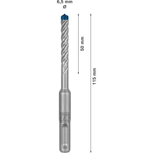 Bosch 2.608.900.077 EXPERT 6.5mm x 50mm SDS Plus-7X Hammer Drill Bit – image 2