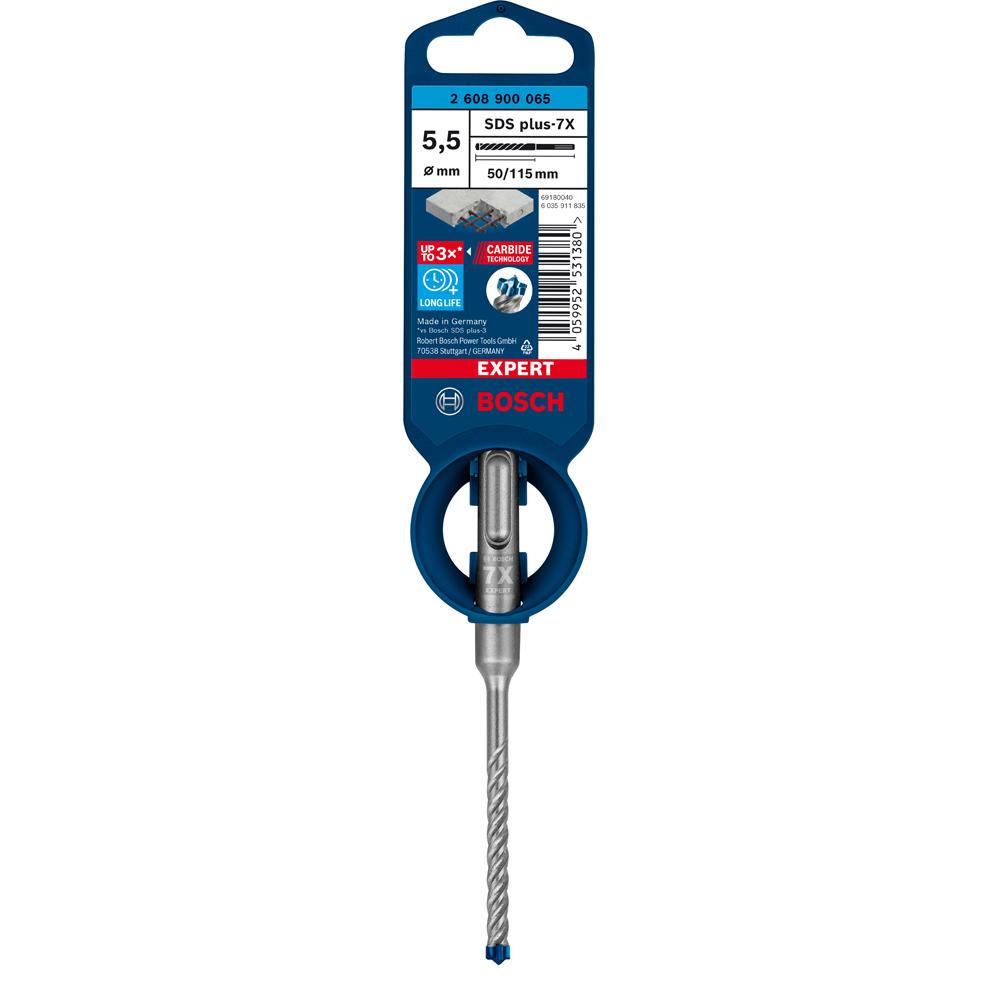 Bosch 2.608.900.065 EXPERT 5.5mm x 50mm SDS Plus-7X Hammer Drill Bit – image 8