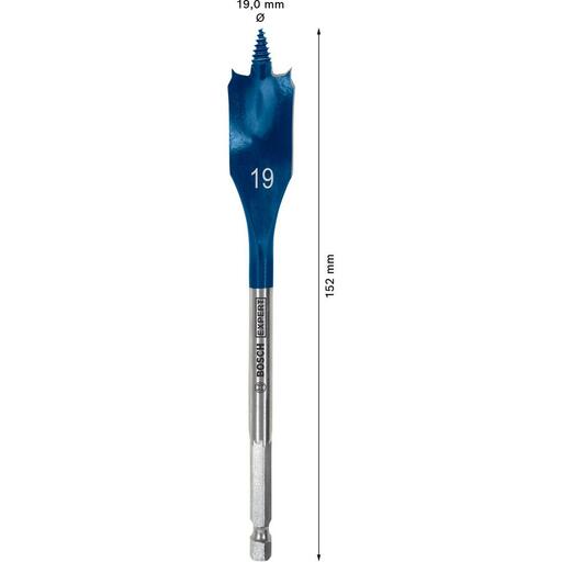 Bosch 2.608.900.318 EXPERT 19mm x 152mm Self Cut Speed Spade Drill Bit – image 8