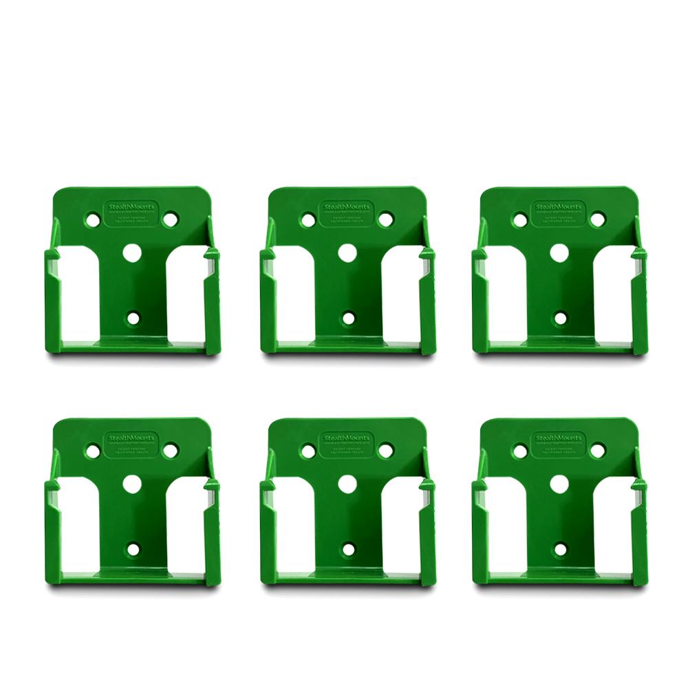 StealthMounts BM-MHH18-GRN-6 HiKOKI 18V & MultiVolt 6-Pack Green Battery Mounts – image 4