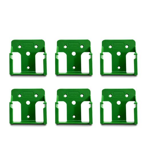 StealthMounts BM-MHH18-GRN-6 HiKOKI 18V & MultiVolt 6-Pack Green Battery Mounts – image 4