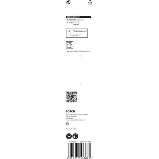 Bosch 2.608.900.314 EXPERT 14mm x 152mm Self Cut Speed Spade Bit – image 8