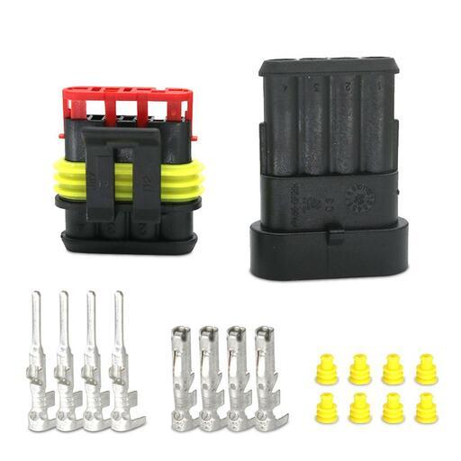 Daytona DCON4 AMP Weatherproof 4 Way Connector Kit