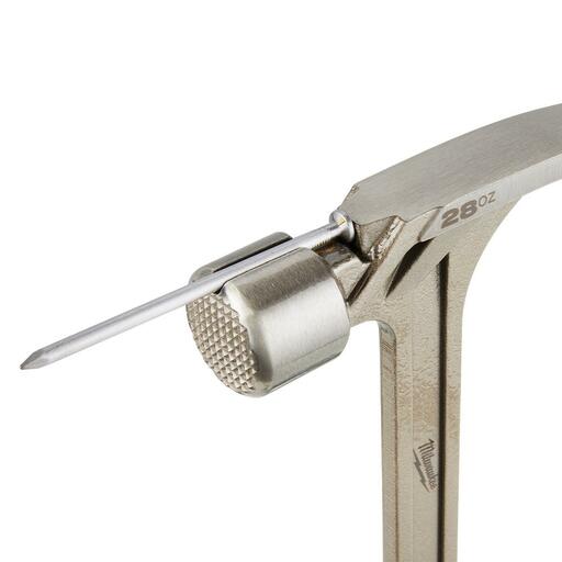 Milwaukee 48229029A 28oz Milled Face Steel Framing Hammer – image 7