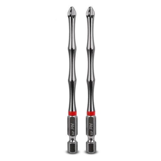 Xtorque PH175 PH1 75mm Phillips Head Torsion Driver Bit - 2 Pack
