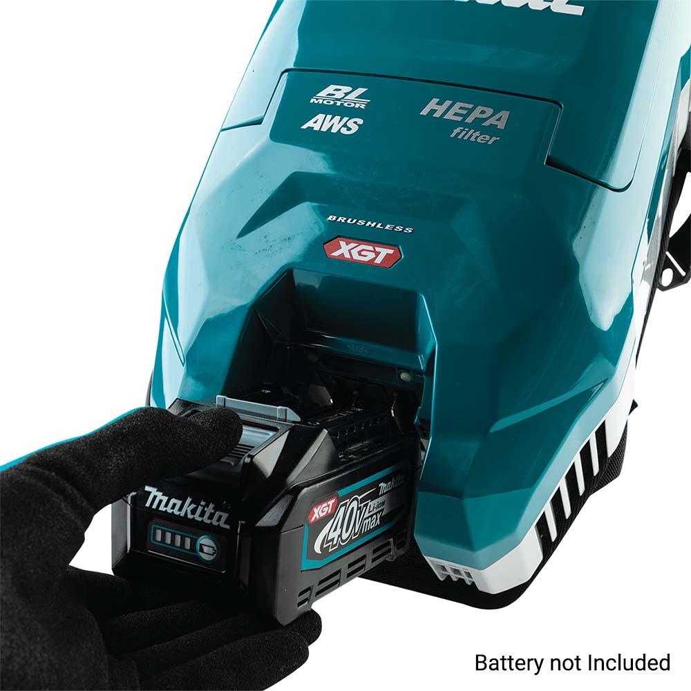 Makita VC009GZ01 40V Max XGT Li-ion Cordless Brushless 2L AWS Backpack Vacuum - Skin Only – image 3