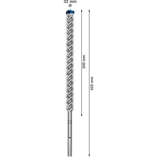 Bosch 2.608.900.255 EXPERT 32mm x 400mm x 520mm SDS MAX-8X Hammer Drill Bit – image 8