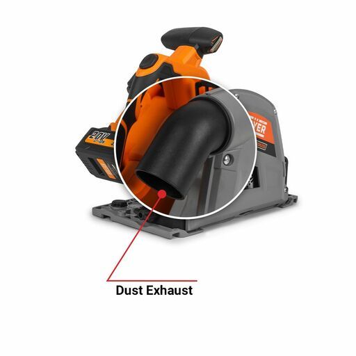 Bayer BTS20165 40V (20V x 2) 4.0Ah Li-ion Cordless Brushless 165mm (6-1/2") Track Saw Combo Kit – image 8
