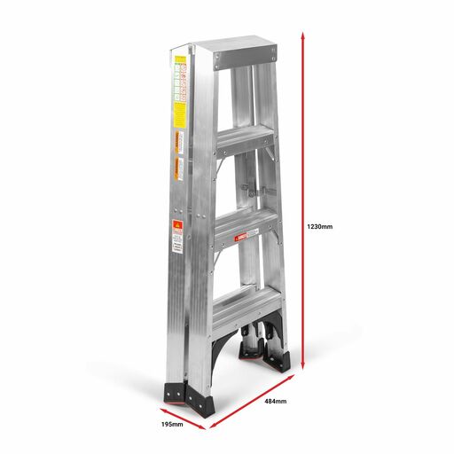 Climbrite CAL3S 3-Step Aluminium Double Sided Step Ladder – image 4