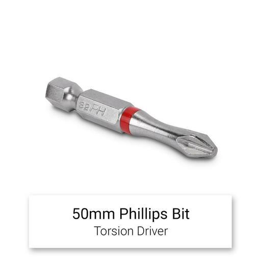 Xtorque PH150 PH1 50mm Phillips Head Torsion Driver Bit - 2 Pack – image 2