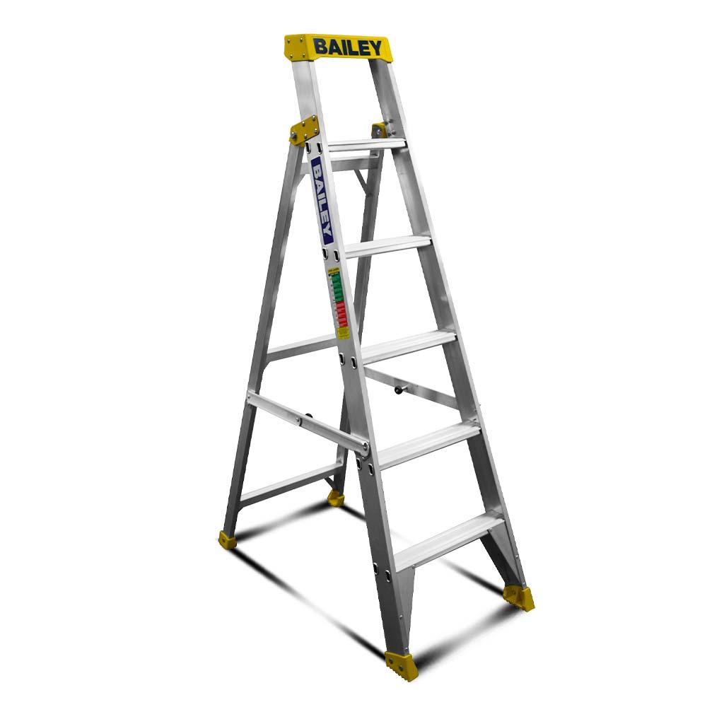 Bailey FS13957 6 Step 1.8m 150kg Aluminium Single Sided Leaning Ladder – image 1