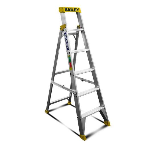Bailey FS13957 6 Step 1.8m 150kg Aluminium Single Sided Leaning Ladder