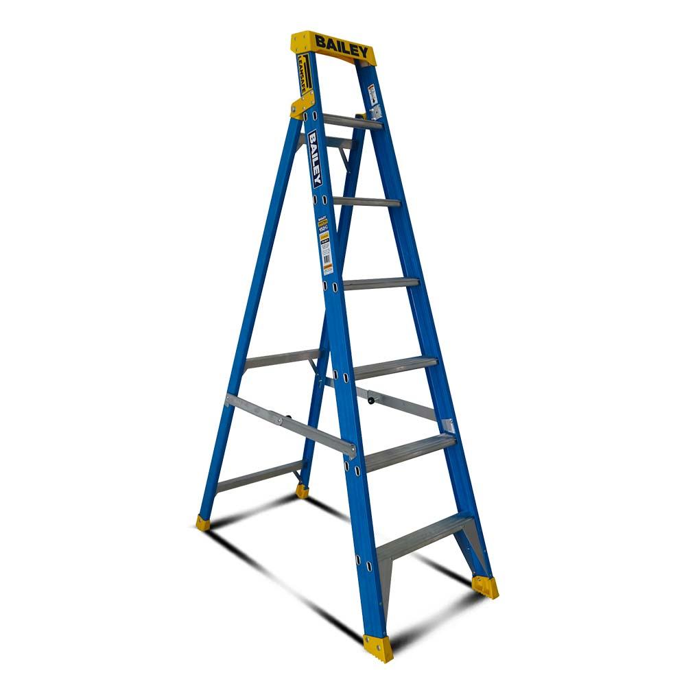 Bailey FS13973 7 Step 2.1m 150kg Fibreglass Single Sided Leaning Ladder – image 1