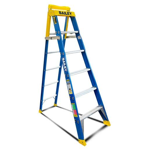 Bailey FS13985 6 Step 1.8m-3.2m 150kg Pro Fibreglass Punchlock Step Extension Ladder