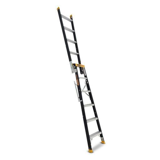 Gorilla FDM006-PRO PRO-LITE 1.7m - 3.1m 150kg 6-Step Fibreglass Industrial Dual Purpose Step Ladder – image 2
