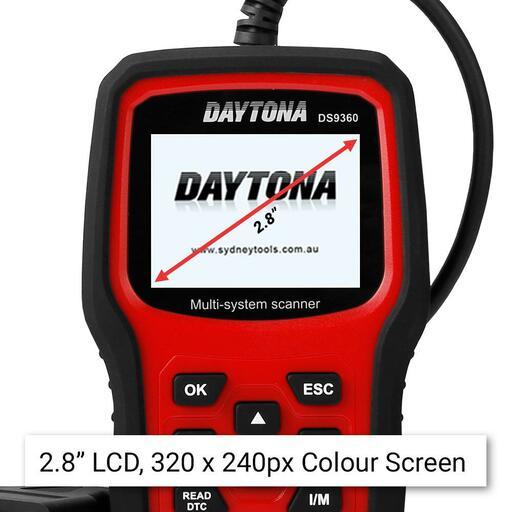 Daytona DS9360 OBDII Diagnostic Full System Car Scanner Tool – image 2