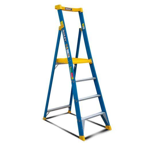 Bailey FS13947 4 Step 1.2mm 170kg Fibreglass Punchlock Platform Ladder
