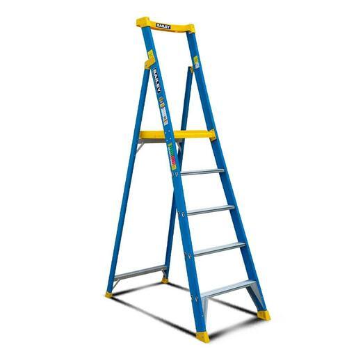 Bailey FS13948 5 Step 1.5mm 170kg Fibreglass Punchlock Platform Ladder