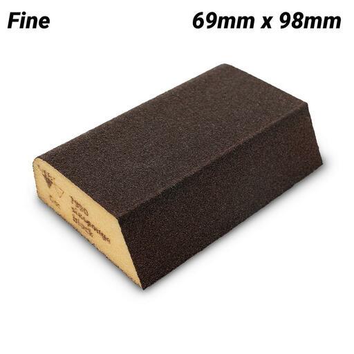 Sia Abrasives F03E00R8EP 10-Pack 69mm x 98mm Fine Foam Sanding Block – image 3