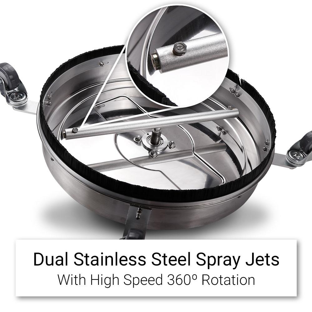 Super Hydro SHSC20 508mm (20") Stainless Steel Surface Cleaner – image 5