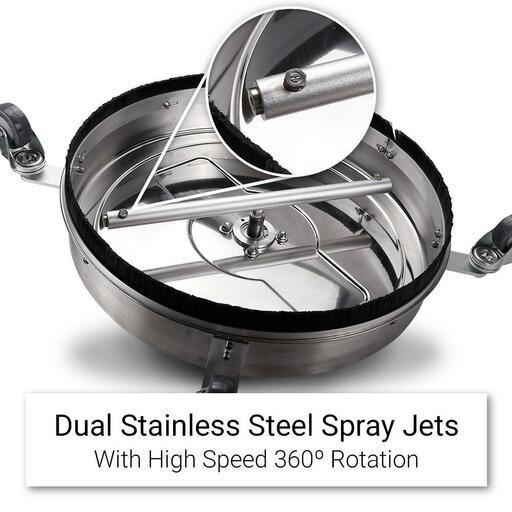 Super Hydro SHSC20 508mm (20") Stainless Steel Surface Cleaner – image 5