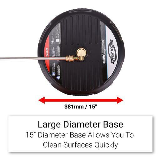 Super Hydro SHW15 381mm (15") Mini Surface Cleaner Whirlaway – image 4