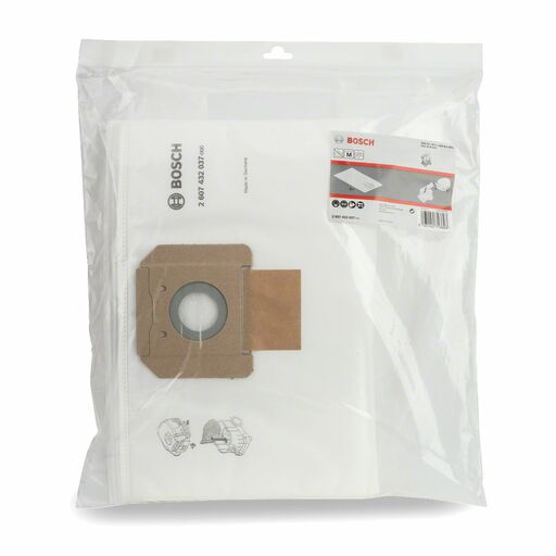 Bosch VLIES GAS 35 (2.607.432.037) 5-Pack Fleece Filter Bag to Suit GAS 35 – image 3