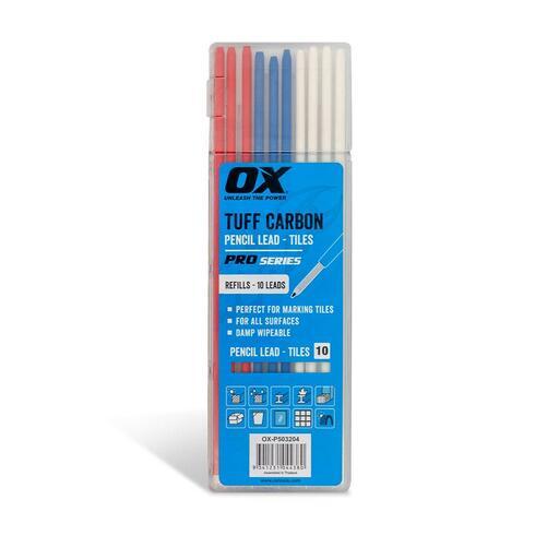 OX Tools OX-P503204 10-Pack Pro Tuff Carbon Pencil Leads suits OX-P503201