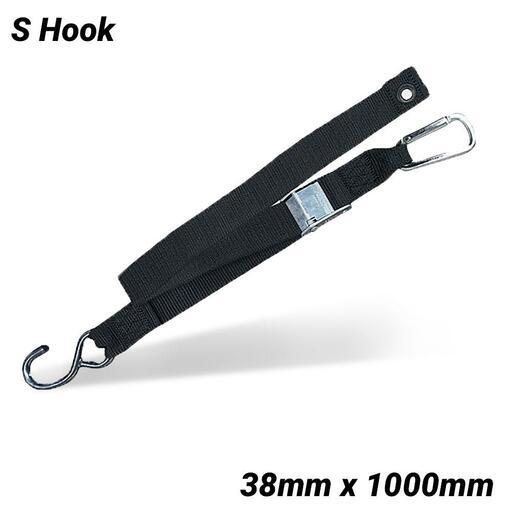 Safeguard SSH-100 2-Pack 100cm Cargo Strap S Hook 