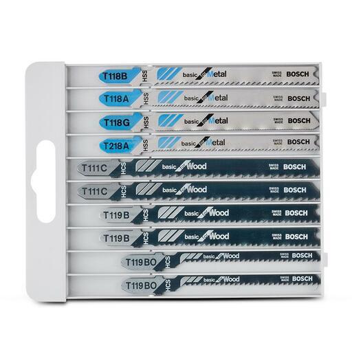 Bosch RB - 10ER SET (2.607.010.630) 10-Pack Wood & Metal Jigsaw Blades – image 2