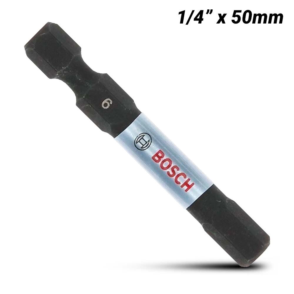 Bosch HEX 6MM 2 1PK (2.610.050.959) 1/4" 50mm HEX6 Impact Tough Screwdriver Bit – image 1