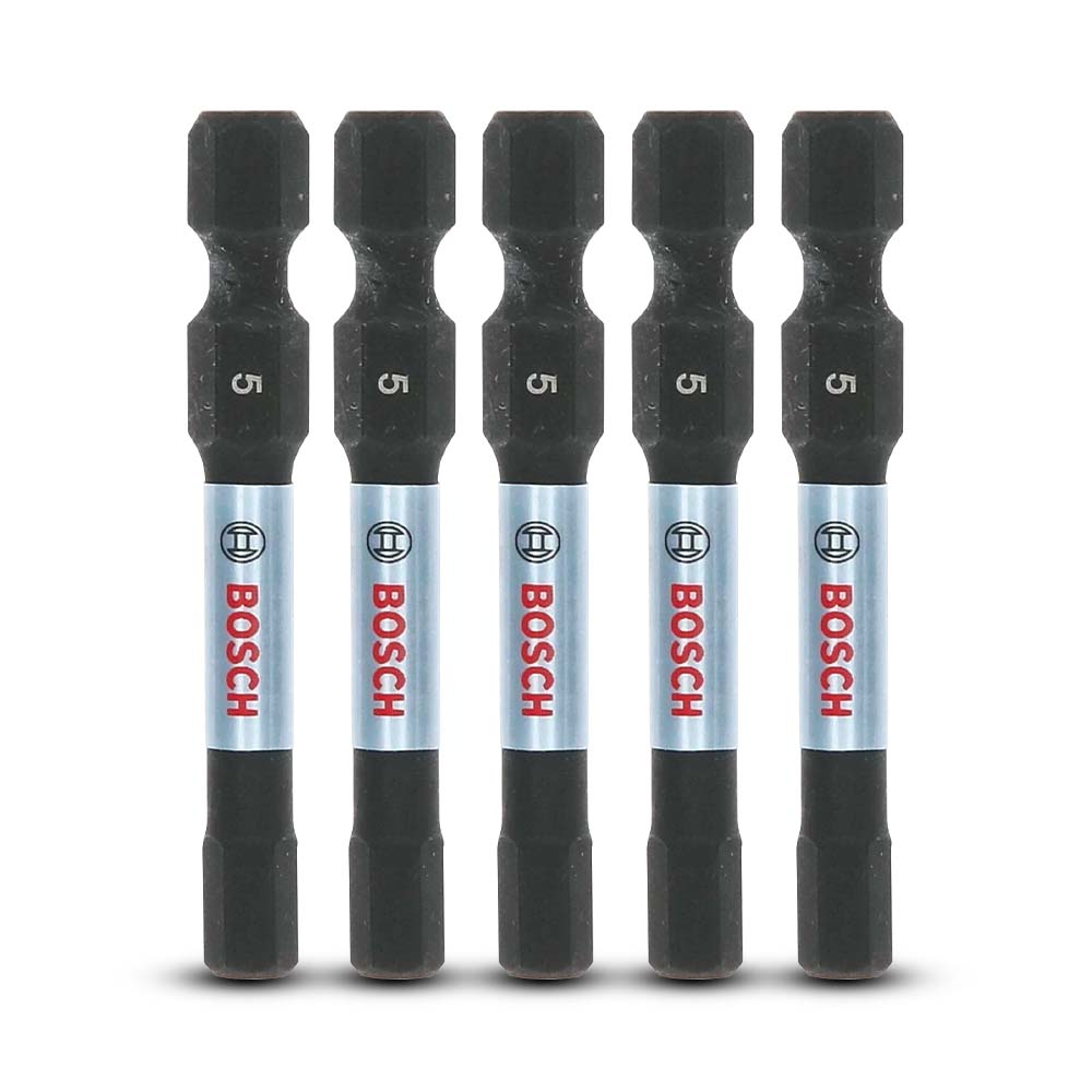 Bosch HEX 5MM 2 5PK (2.610.050.960) 5-Pack 1/4" 50mm HEX5 Impact Tough Screwdriver Bit – image 2