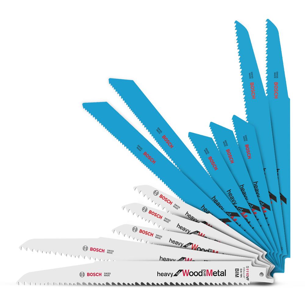 Bosch RB - 12ER SET (2.607.010.671) 12-Pack Heavy Metal & Wood with Nails Demolition Reciprocating Saw Blades – image 2