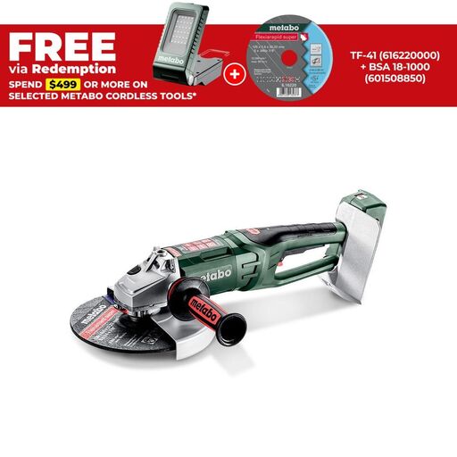 Metabo WPB 36-18 LTX BL 24-230 (613103840) 18V Li-ion Cordless 230mm (9") Angle Grinder - Skin Only