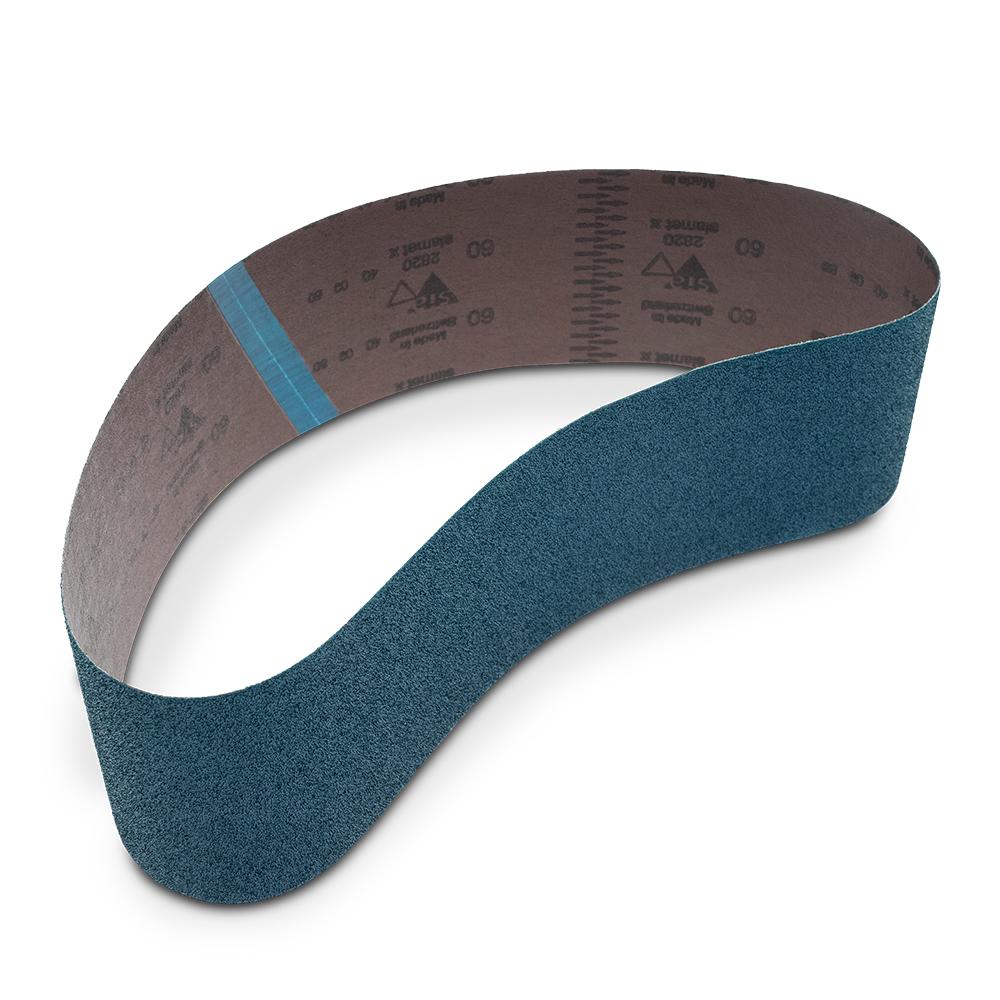 Sia Abrasives F03E001VX1 10-Pack 100mm x 915mm P60 Zirconia Alumina Sanding Belt – image 2