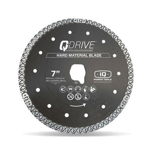 IQ Power Tools IQ-DB180-HM 180mm (7") Hard Material Blade
