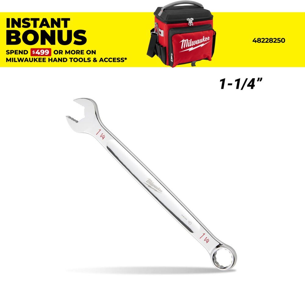Milwaukee 45969438 1-1/4" SAE Combination Wrench – image 1