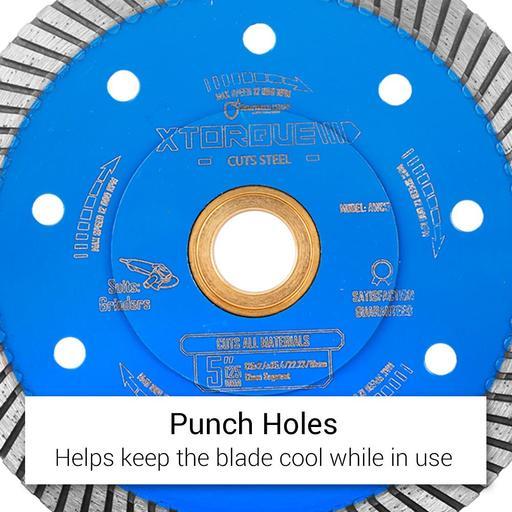 Xtorque AWC5 125mm (5") Superior Turbo Diamond Blade – image 3