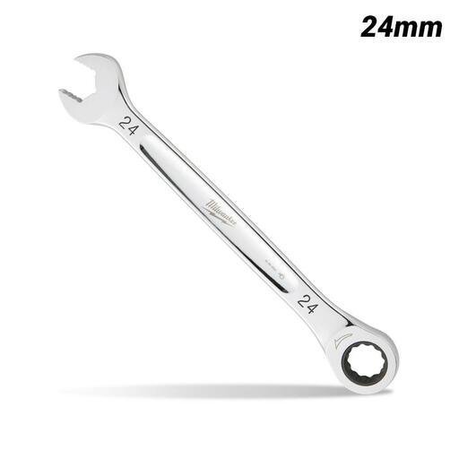 Milwaukee 45969324 24mm Ratcheting Combination Wrench – image 2